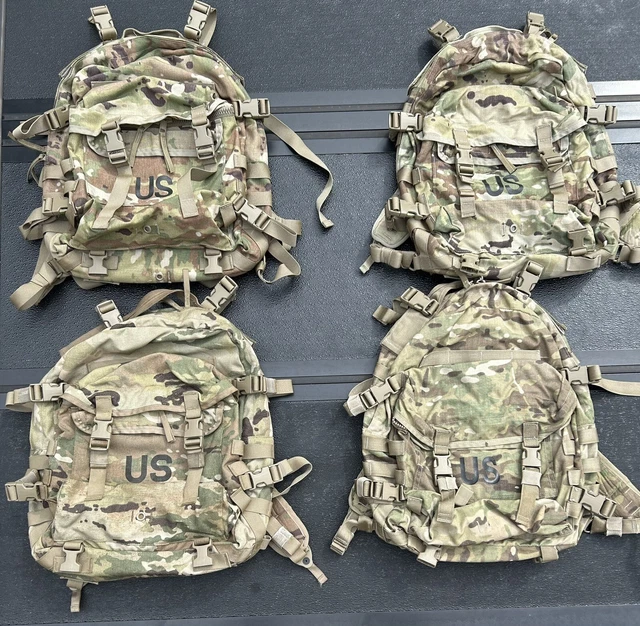 (1) USGI  Surplus. MOLLE II 3-Day Assault Pack. Multicam / OCP w/ STIFFENER