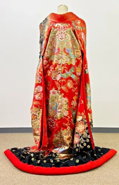 Japanese Kimono Uchikake Wedding Pure Silk  japan 816