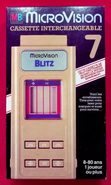 Microvision cassette interchangeable N° 7 - Blitz - En boîte avec notice - 1981