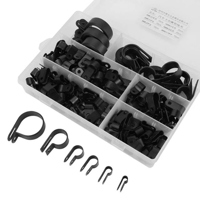Für Kabelverkehr Kabelclips P -Clips Elektrikapparat R-Typ Kabelklemmen Neu