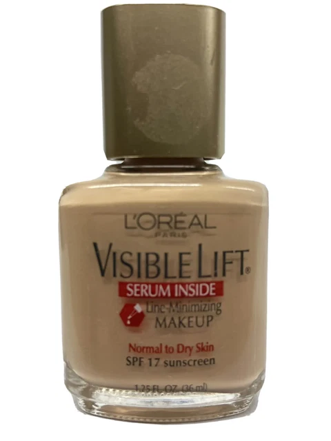 loreal visible lift normal to dry skin spf 17 makeup 1.25oz buff 110