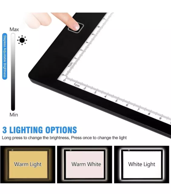 A3 Light Box LED Drawing Tracing Board Copy Pad Animation Micro Artcraft Artist 3