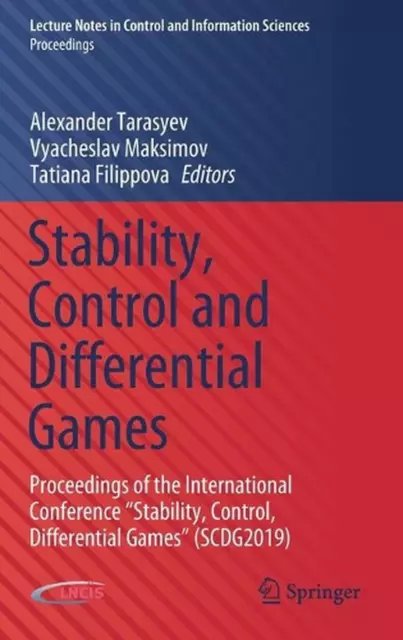 Stability, Control and Differential Games: Proceedings of the International Conf