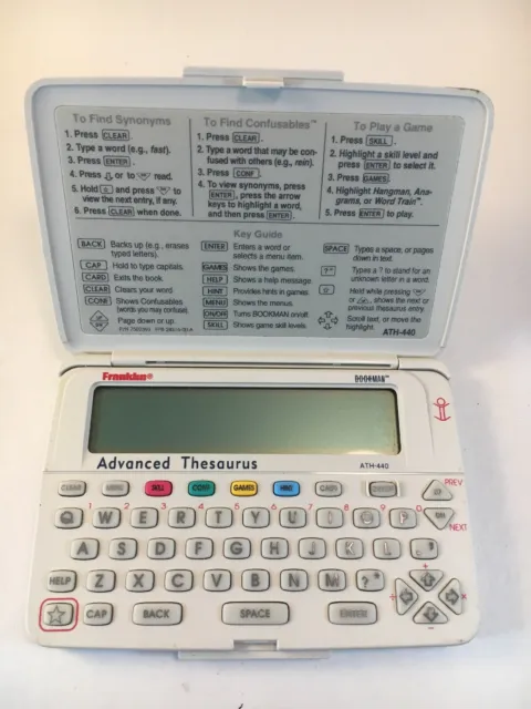 Franklin Advanced Thesaurus ATH-440 Tested Works Great