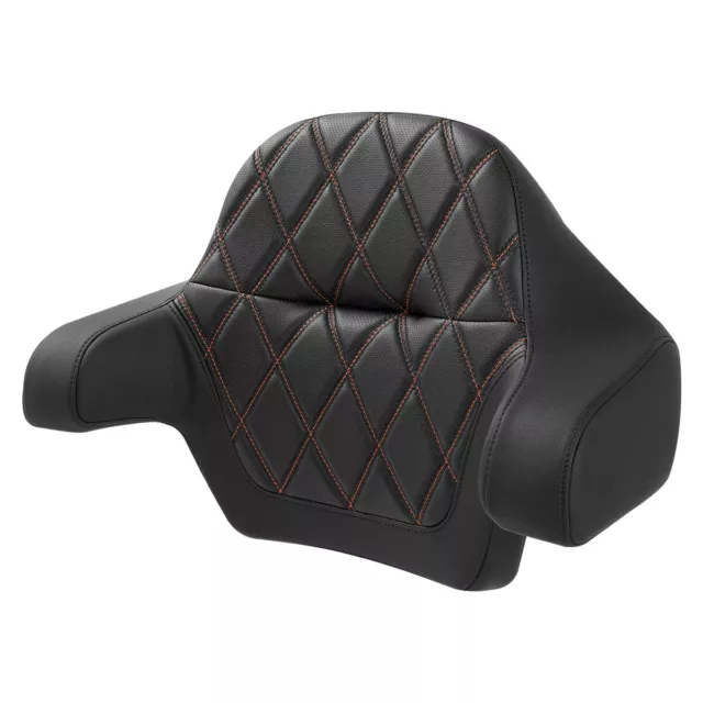 King Pack Trunk Passenger Backrest Pad Fit For Harley Tour Pak Touring 2014-2023