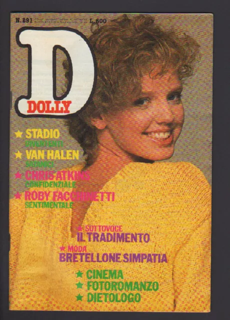Dolly 291/1984 Stadio Roby Facchinetti Carlos Cosmo Van Halen Poster Fotoromanzo