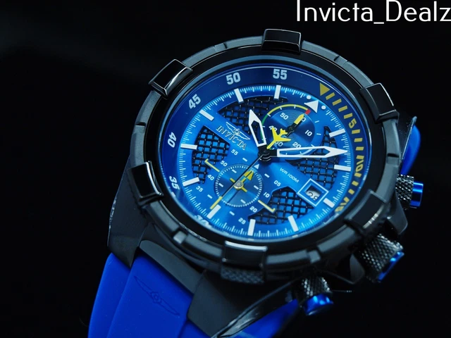 AVIATOR F SERIES Chronograph Black Leather Watch. 100 metres WR