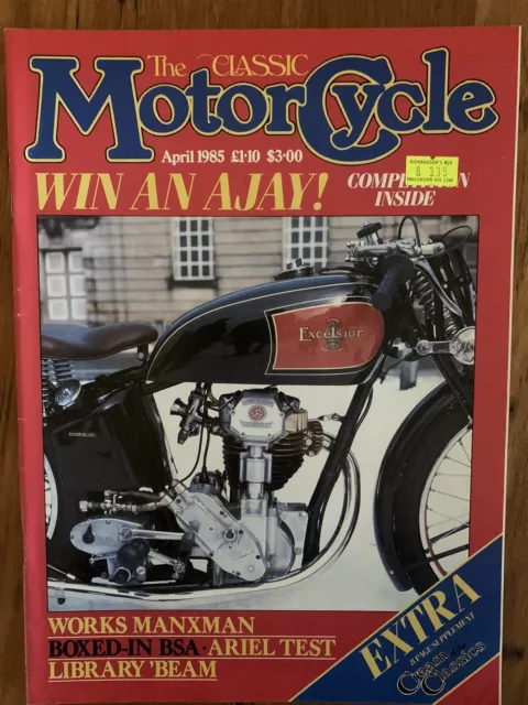 Vintage Classic Motorcycle Mag 85 Husqvarna Excelsior  Racer BSA B30 Ariel FN 4