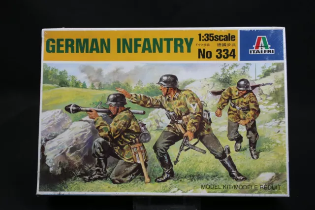 XZ062 ITALERI 1/35 maquette figurine 334 German Infantry infanterie