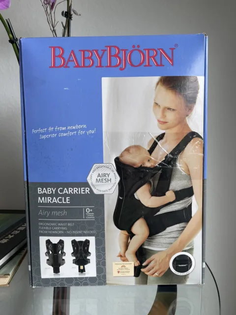 Portabebés BabyBjorn gratis - malla aireada antracita 0-15 meses
