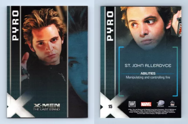 Pyro #15 X-Men 3 The Last Stand 2006 Rittenhouse Trading Card