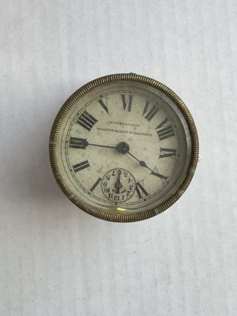 Antique Historic Museum Timepiece • Minneapolis Heat Regulator • for restoration