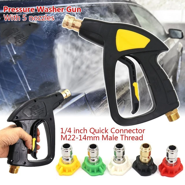 Socket Nozzle HIGH PRESSURE SPRAY Nozzle M22 Socket Car Water Gun New Washer Spray ...
