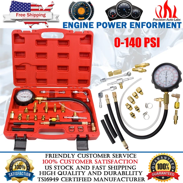 DIESEL FUEL INJECTION Pump Oil Pressure Gauge System Tester Test Tool