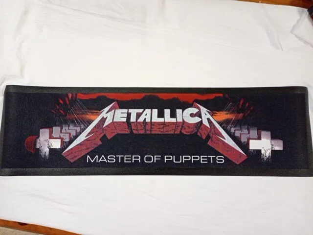 Metallica - 'Master Of Puppets' Rubber Backed Bar Runner 89cm x 25cm