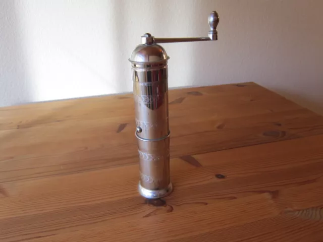 💕 Kaffee Mokka Mühle, Fa. Trösser, Verchromt, Seltene Mühle