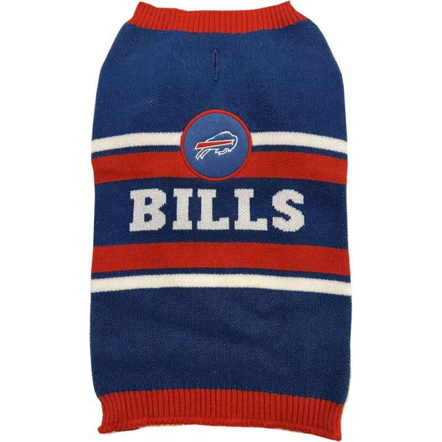 NFL Pet Sweater Warm & Cozy Knit Dog Sweater & Cat Sweater with Team Name & Logo