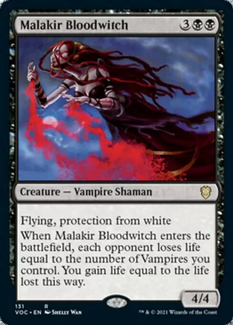 *MINT* Malakir Bloodwitch - Innistrad: Crimson Vow Commander CMR (VB) - MTG