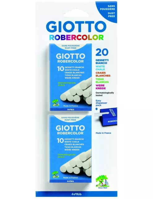 Gessi per lavagna Giotto Robercolor: assortiti, cf. da 10 pz. • KartoClick