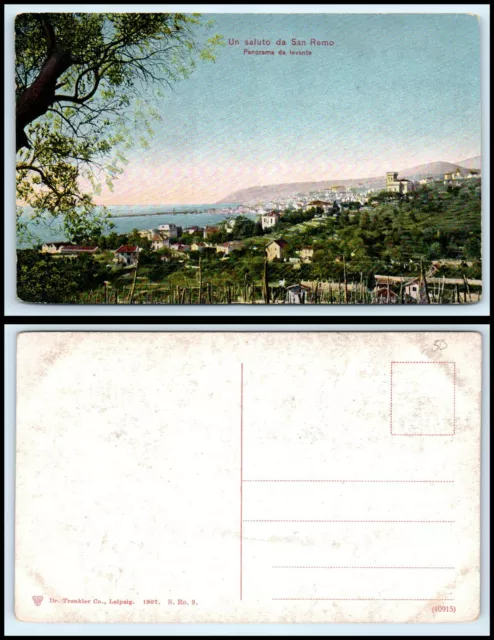 ITALY Postcard - San Remo, Panorama H27
