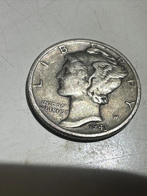 1943 W mercury dime