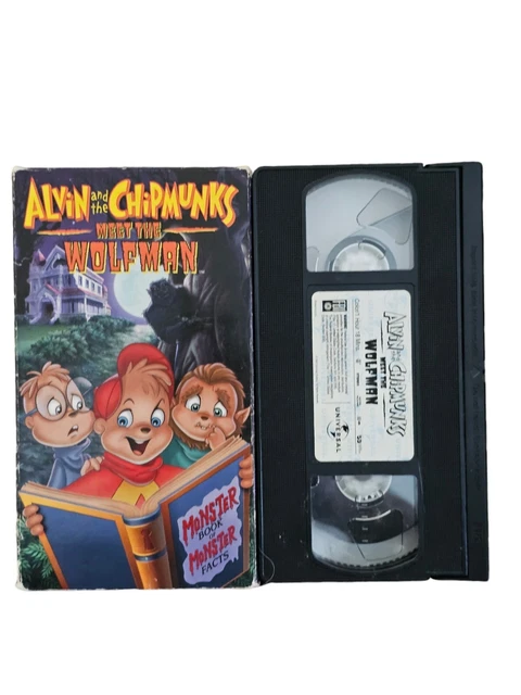 ALVIN AND THE Chipmunks Meet The Wolfman VHS VCR Video Tape Used Movie ...