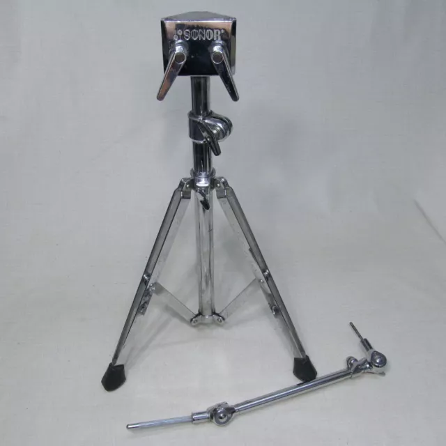 SONOR HARDWARE STAND DOUBLE PRISMA HOLDER W/CYMBAL ARM VINTAGE 80s PHONIC HILITE SONOR HARDWARE STAND DOUBLE PRISMA HOLDER W/CYMBAL ARM VINTAGE 80s PHONIC HILITE