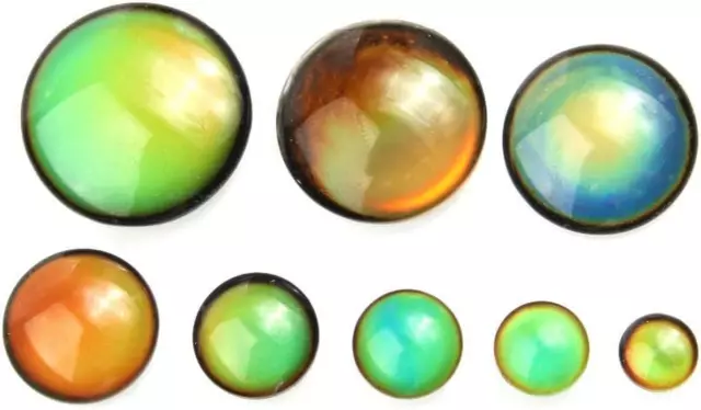 14Mm round Cabochon Beads, Changing Color by Temperature Mood Charm Loose Beads