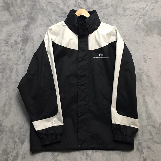 Giacca cappotto da uomo Williams BMW Formula 1 F1 cerniera intera taglia XL