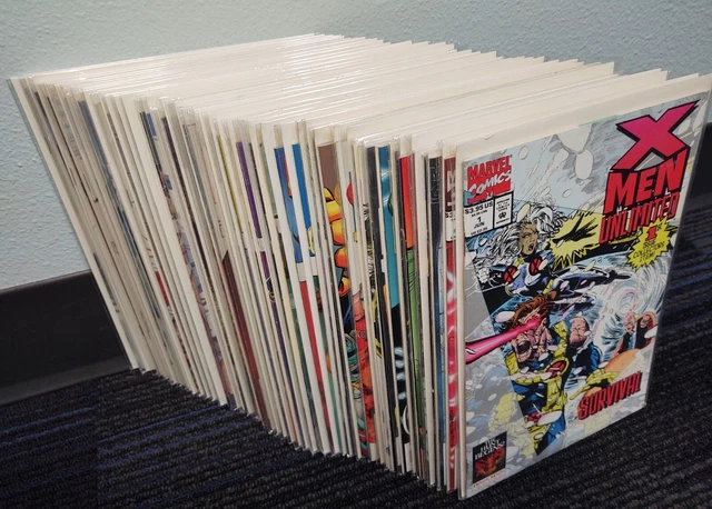 X-MEN Unlimited vol 1 full complete run all 50 NM/9.4+ boarded Marvel 1993
