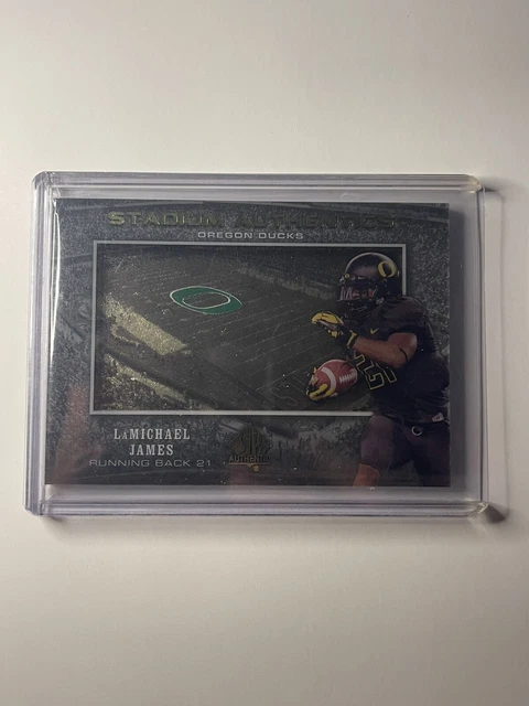 2012 SP Authentic LaMICHAEL JAMES Stadium Authentics OREGON DUCKS Rose Bowl SP