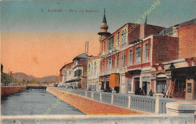 CPA Syria Damas Street Barada Edit Neurdein