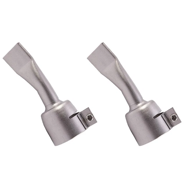 2x 20mm welding nozzle wide flat slot for hot air plastic SchwX9H5