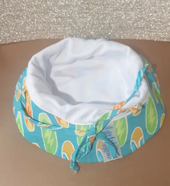 CHAPEAU DE PLAGE BÉBÉ IPLAY UPF50, CHAPEAU DE SOLEIL, CHAPEAU DE SEAU CRAVATE 0-6M. Neuf avec étiquettes 2