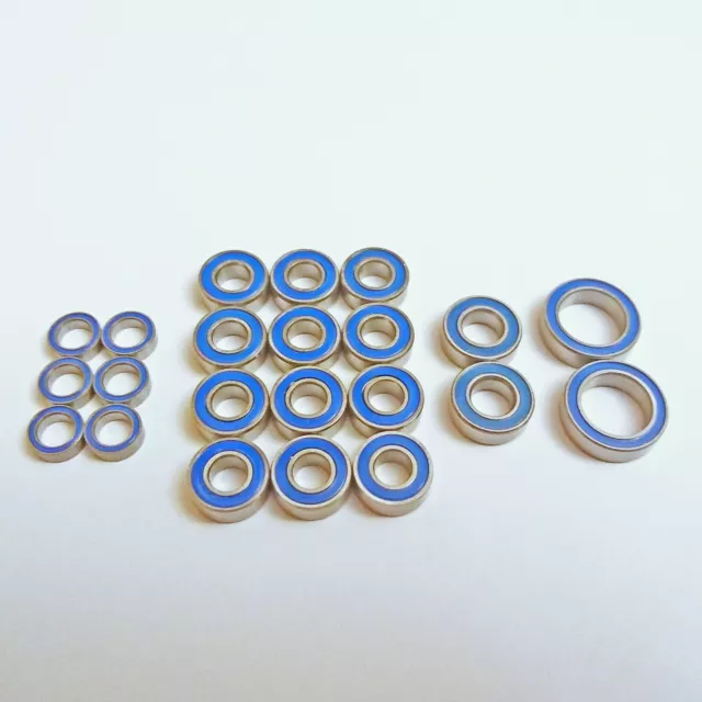 TAMIYA TA-02 Complete Bearing Kit 22 Bearings - Hop Up Upgrade - UK STOCK - 2RS