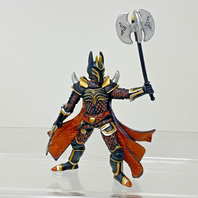 Papo Black Knight Fantasy Medieval Castle Figure Axe Sword 2006 *READ condition
