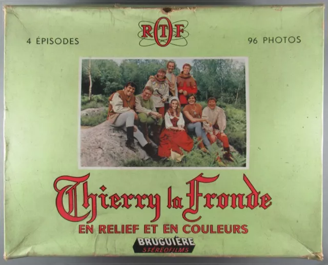 Thierry la Fronde - Coffret Projecteur Visionneuse 96 Photos - Bruguière Stéréof