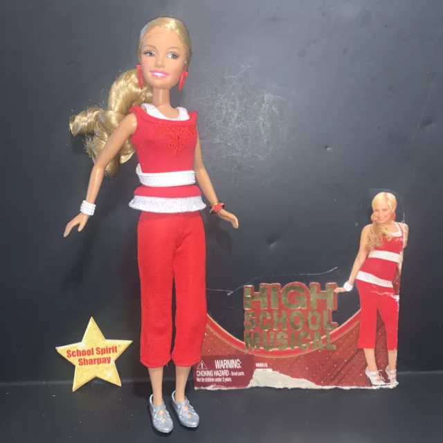 Disney’s Barbie HIGH SCHOOL MUSICAL SHARPAY Doll-COMPLETE-ADULT DISPLAY ONLY