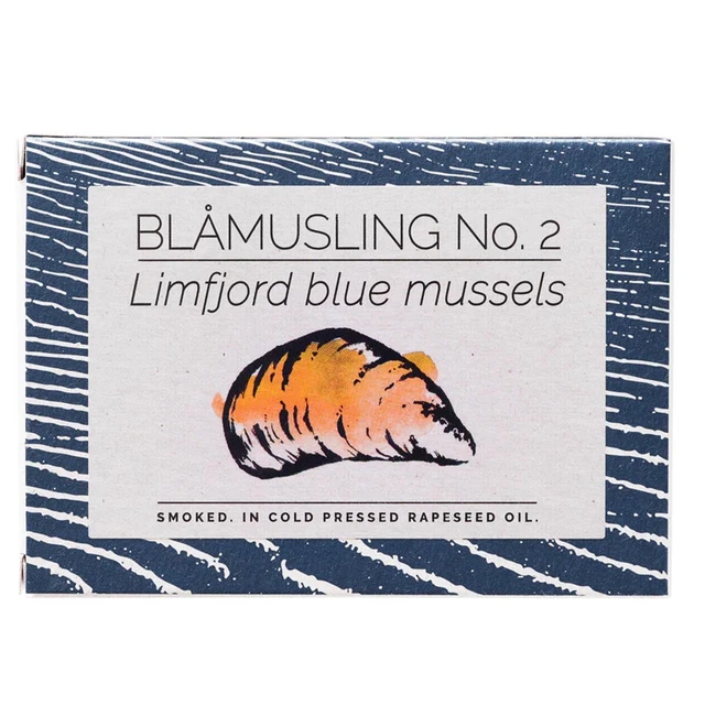 FANGST Blåmusling NO. 2 cozze Limfjord affumicate olio di colza spremuto a freddo