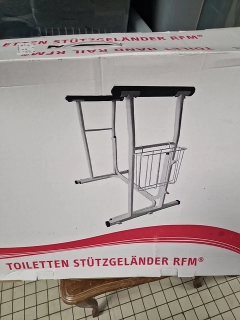 Rail De Sécurité Pour Toilettes De 200 Kg, Cadre De Sécurité WC Avec Bras Pour Personnes Agees Largeur Et Hauteur Reglables Pour Les Personnes Agees Design Humanise 87536955