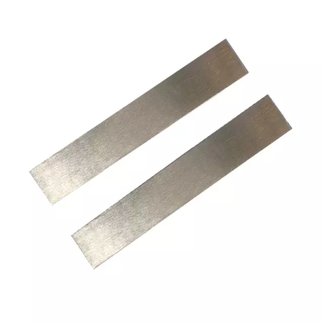 Pure Zinc Anode Sheet 2pcs 99.995% Pure for Zinc Plating and Zinc Electroplat