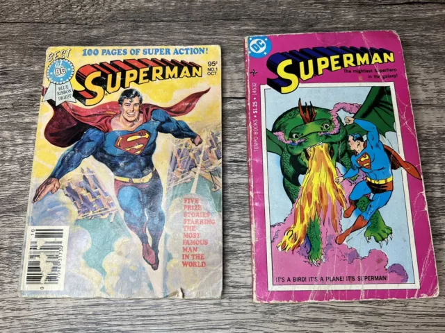 Best of DC Blue Ribbon Digest #1 Superman  (1979) 💥+ Free Book💥