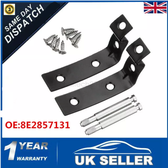 For Audi A3 SP 8P 03-12 glove box lid hinge snap repair fixing kit bracket black