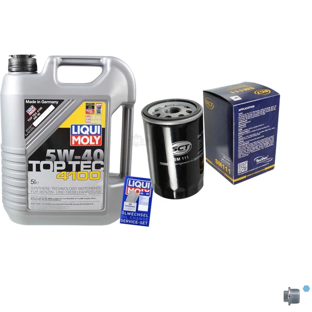 Sct Germania Filtro Olio 5 L Liqui Moly 3701 Top Tec 4100 5W-40 per . Audi VW