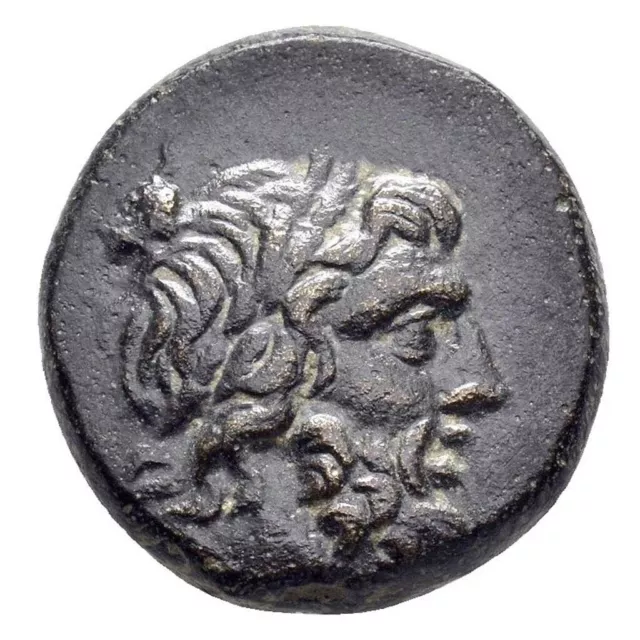 Ponte - Amisos Tetrachalque Bronzo 95-90 O 80-70 AC Zeus Aquila Moneta Greco