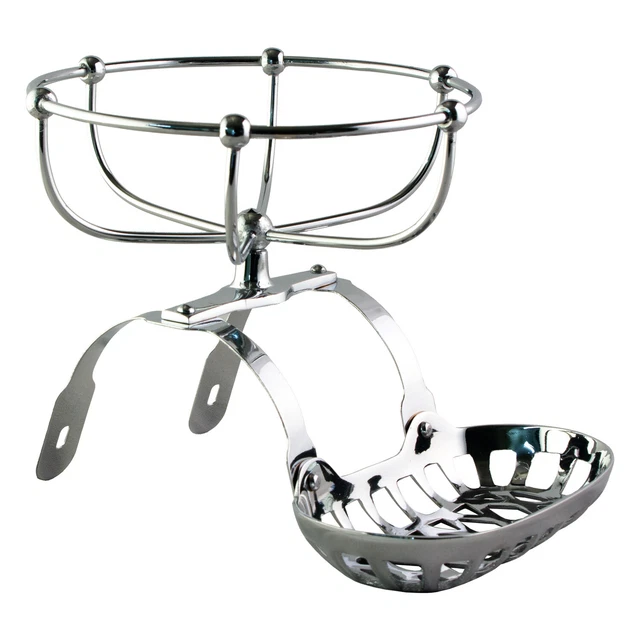 Chrome Plated Clawfoot Tub Soap Dish with Sponge Holder