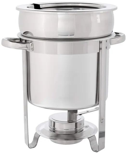 Winco 207 Stainless Steel Soup Warmer, 7-Quart, Medium