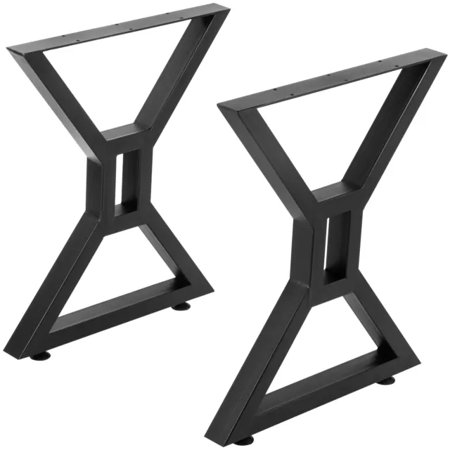 Table Legs Set of 2 Metal Desk Leg 28” Cast Iron Dining Table Leg DIY Industrial