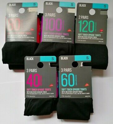 Primark Womens 80 Denier Appearance Soft Opaque Tights with Lycra New 