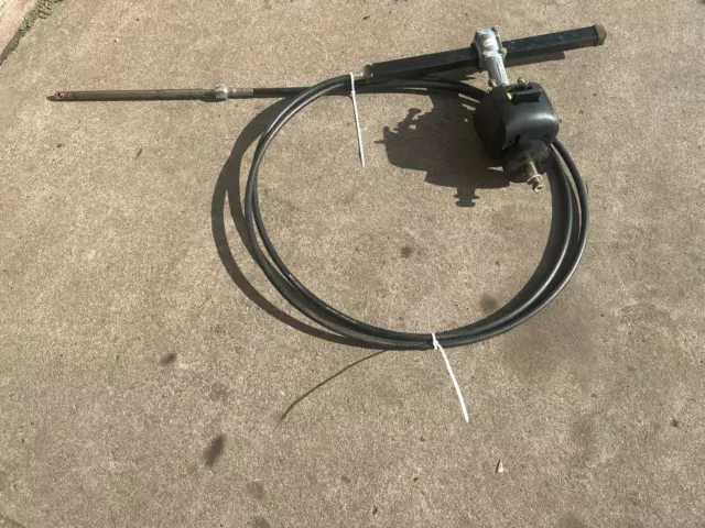 Teleflex Marine Boat Steering rack with 15ft cable